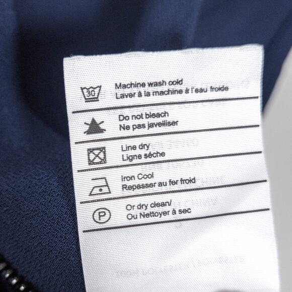 NEW Vince Women’s Jumpsuit Navy Blue Short Sleeve Boho Drawstring Waist Size 2 - Picture 6 of 9